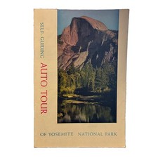 1956 Self-Guiding Auto Tour of Yosemite National Park Guide Map Booklet 7E picture