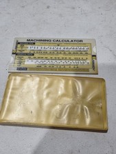 Kennametal Machining Slide Calculator Vintage Machinist Toolmaker picture