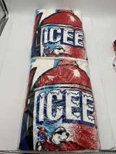 Vintage ICEE Polar Bear Beach Towels Lot of 2 McArthur NOS Sealed 100% Cotton picture