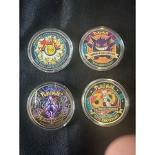 Pokemon 30th Anniversary 1996 2026 Collectible Coin Set Pikachu Mewtwo Gengar picture