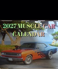 2027 MUSCLE CARS / CLASSICS WALL CALENDAR /  picture