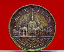 1893 USA- Chicago Worlds Columbian Expo Commemorative Medal picture