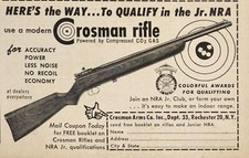 1952 Print Ad Crosman Arms CO2 Compressed Gas Rifles Rochester,New York picture