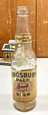 Vintage Wisconsin Kingsbury Special Pale Glass Beer Bottle Breweries Breweriana picture