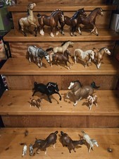 Vintage Breyer Horses Collectible Figures Full Size Lot Of 18 Mixed Horses picture