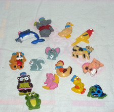 15 Vintage Miniature Plastic Magnets-Animals picture
