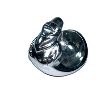 Nambe Santa Christmas Bowl Alvaro Uribe 2014 MT0701 Aluminum Sculpture picture
