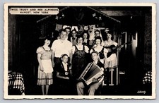Swiss Trudy and Her Alpineers Alpine Village Nanuet New York NY c1940 Postcard picture