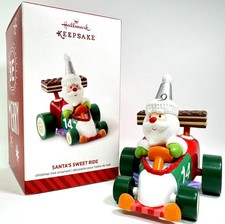 2014 Hallmark - #8 SANTA'S SWEET RIDE - Candy F1 RACE CAR - 824-267 picture