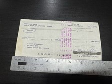 1979 Exchange Bank Santa Rosa CA Overdraft Special Handling Notice Vintage picture