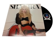 SHAKIRA SIGNED AUTOGRAPH ALBUM LP VINYL BAS BECKETT picture