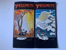 Vintage Yosemite National Park Booklet w/Photos California 1926 Auto Routes Maps picture