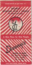 Danny's Hide-A-Way NEW YORK, NEW YORK Bobtail Matchbook Cover picture
