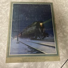 Vintage Pennsylvania Railroad 4800 Train Print Walter L Greene GE 1935-36 picture