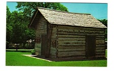 Chickasaw Council House Museum, TISHOMINGO OK VTG postcard unposted picture