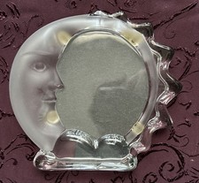 VTG 90s Celestial Crystal Moon Picture Frame picture