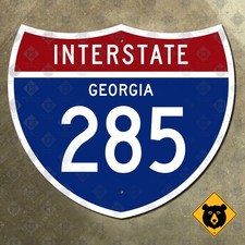 Georgia Interstate 285 highway route marker road sign 21x18 Atlanta loop 1961 picture
