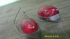very vintage signal statset of 2 red light new old stock very old picture