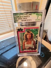 1977 Topps Spelling Charlie's Angels Card An Angel says # 027 DGG GRADED 7 VG/EX picture