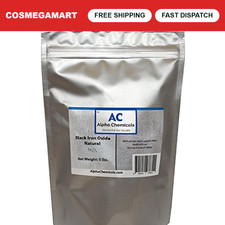 Natural Black Iron Oxide Powder - Fe3O4 - 5 lbs for Crafts, Pigments, & Coatings picture