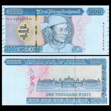 100Pcs Brand-New, Myanmar/Burma 1000 Kyats, 2020, P-W86, World Paper Money, UNC picture