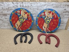 VTG Roy Rogers & Trigger Horseshoe Game w 2 10