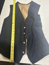 Clean 1890’s - 1902 NAVY Officers 5 Button Vest, Muslin Material, ID’d. Nice picture