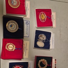 Panama Canal Zone ornaments 2002 to 2008 in original boxes picture