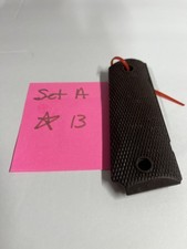 1911 Keyes Colt Remington Ithaca WWII Grips Original US Matched set A Star 13 picture