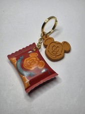 Tokyo Disney Resort Mickey Waffle Cookie Keychain Set Japan Exclusive picture