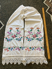 Ukrainian Vintage Rushnyk Hand Embroidery Towel Traditional Decor Vyshyvanka picture