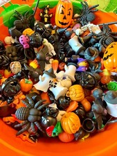 Halloween Mystery Trinkets 20+ Pc Junk Journal Crafts Charms Miniatures Kawaii picture