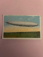1928 u.s.s Los Angeles in flight, naval air station, Lakehurst NJ picture