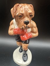 Beswick Sporting Collection It's A Knockout Dog Boxing Numbered England 1998 picture