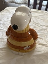 Peanuts New 2026 Zrike Brand Fall Snoopy Cozy Sweater Autumn Cookie Jar picture