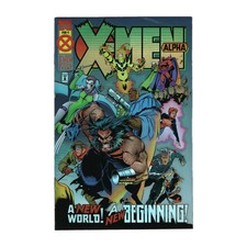 X-Men Alpha #1 Gold Retailers Incentive Variant Marvel Comics 1995 Wolverine AOA picture