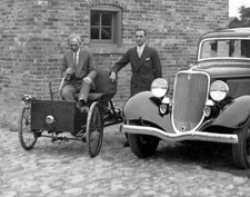 Inventor Ford Motor Company HENRY and EDSEL FORD Glossy 8x10 Photo Model T Print picture