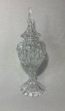 Monument Bohemian Apothecary Display Clear Crystal Jar With Lid 21.5