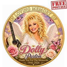 Dolly Parton Commemorative Coin Thank You For The Memories 1946-2026 Gold Coin picture
