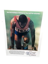 1984 Adidas Spirit of the Games Track Runner Vintage Print Ad picture