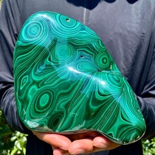 4.8LB Natural Polished Malachite Mineral freeform specimen Reiki Stone Healing picture