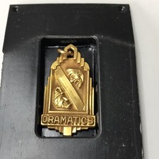 Vintage Herff Jones Pendant Charm- DRAMATICS - 1960's RARE New picture
