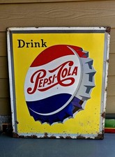 Embossed PepsiCola Single Dot Sign picture