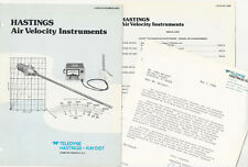Teledyne Hastings-Raydist Air Velocity Scientific Instruments 1980 Brochure picture