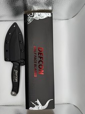 DEFCON x HFB Crow Jr Fixed Knife #112/300 S45VN G10 Mint w/ Sheath & Box picture