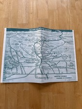 Vintage 1972 Manitou Springs Colorado Travel Brochure Chamber Of Commerce Map picture