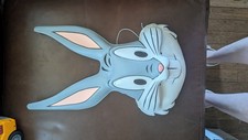 Vintage Bugs Bunny Halloween 1994 Costume Plastic Mask Vinyl Apron Werner Bros. picture