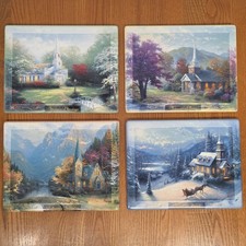 Limited Edition Thomas Kinkade's Faith For All Seasons 2002 Bradford Exchange  picture