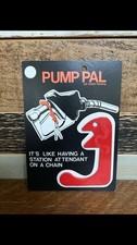 Vintage 70s 80s Pump Pal NOS Key Chain Gas Pump Holder Hands-Free Oil Automotive picture