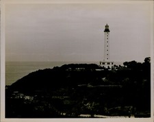 GA38 Original Photo EUROPEAN LIGHTHOUSE Serene Landscape Nautical Seaside Scene picture